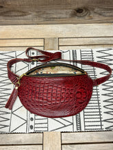 Load image into Gallery viewer, Embossed Gator Deep Red
