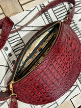 Load image into Gallery viewer, Embossed Gator Deep Red