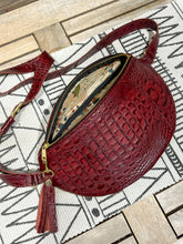 Load image into Gallery viewer, Embossed Gator Deep Red