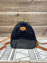 Load image into Gallery viewer, Midnight Blue Embossed Gator