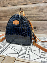 Load image into Gallery viewer, Midnight Blue Embossed Gator