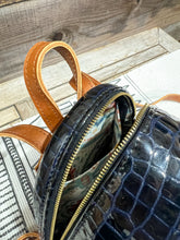 Load image into Gallery viewer, Midnight Blue Embossed Gator