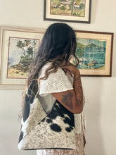 Load image into Gallery viewer, Black & White Hair on Hide