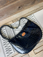 Load image into Gallery viewer, Midnight Blue Embossed Gator