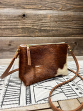 Load image into Gallery viewer, Brown & White Hair on Hide