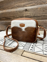 Load image into Gallery viewer, Brown & White Hair on Hide