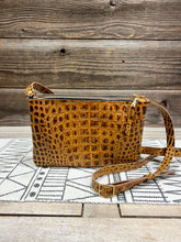 Load image into Gallery viewer, Embossed Cognac Gator