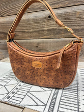 Load image into Gallery viewer, Embossed Ostrich in Coffee Brown