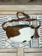 Load image into Gallery viewer, Brown &amp; White Hair on Hide

