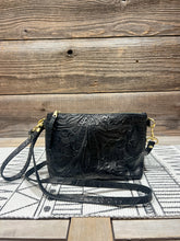 Load image into Gallery viewer, Embossed Spanish Lace in Classic Black
