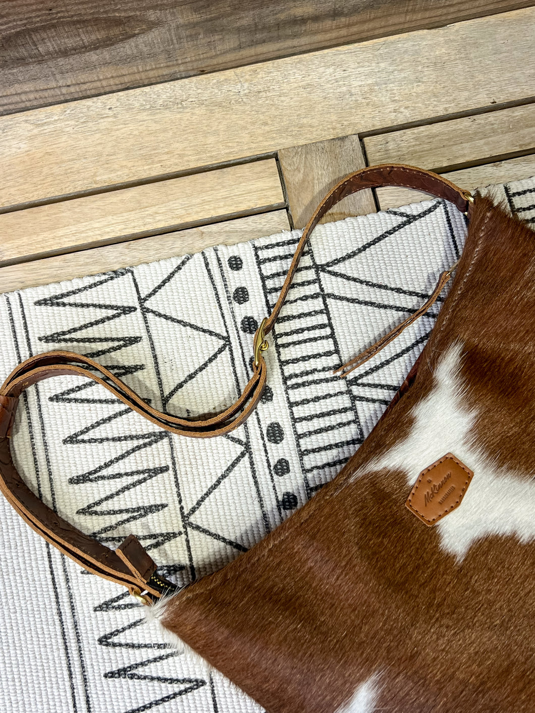Medium Brown Hair on Hide
