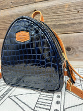 Load image into Gallery viewer, Midnight Blue Embossed Gator
