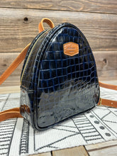 Load image into Gallery viewer, Midnight Blue Embossed Gator
