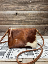 Load image into Gallery viewer, Brown &amp; White Hair on Hide
