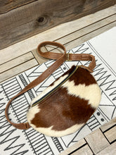 Load image into Gallery viewer, Brown &amp; White Hair on Hide
